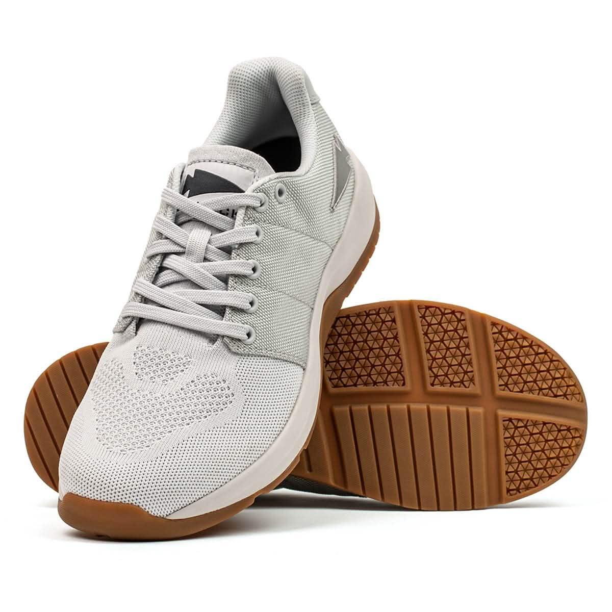 Women's Ballistic Trainers - Lunar Rock + Gum w/ Silver Reflective Spearhead - Image 5