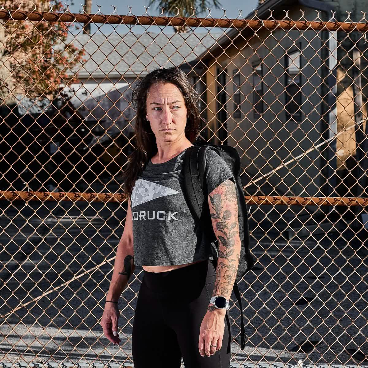 Women's Cropped Tee - Poly-Blend - Image 4