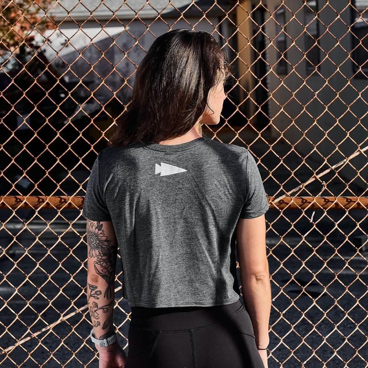 Women's Cropped Tee - Poly-Blend - Image 5